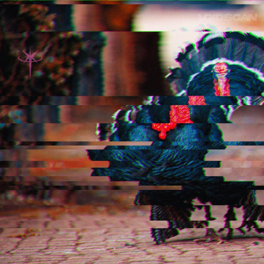 A glitched turkey